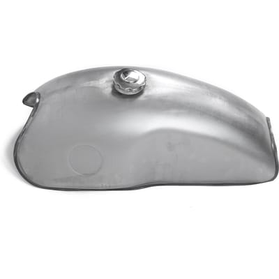 Universele Motor Brandstoftank 10L 2.6 Gallon IJzer Ongeverfd Vervanging voor Yamaha SR125 SR250 SR400 gray