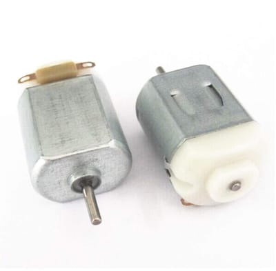 DC Motor - Mini Motor Speelgoedmotor - Hobby Projecten - Hoge Snelheid - 3 V 16500 RPM - Zilver