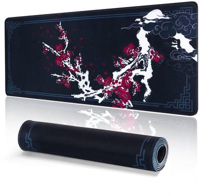 Dailygoods- Gaming Muismat XXL 800 x 300 mm - Waterdicht - Antislip - Gestikte Randen - Ultraglad Oppervlak - Verbetert Precisie en Snelheid - Bureaumat