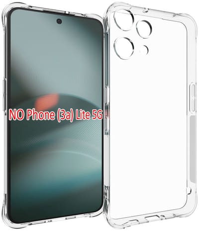 MobyDefend Hoesje - Geschikt voor Nothing Phone (3a) Lite - Transparante Shockproof TPU Backcover - Verstevigde Hoeken - Volledig Doorzichtig