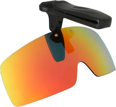 Gepolariseerde Clip-on Zonnebril voor Vissen, Fietsen en Golfen - UV400 Bescherming