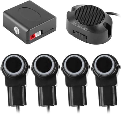 Dailygoods- Parkeersensor Draadloos - 4 Sensoren - 80dB Zoemer