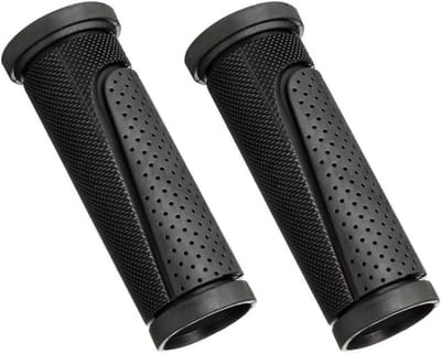 Fietsstuur Grips - Handvat Covers - Comfortabel Fietsen - Ergonomisch Ontwerp - 9x2.7 cm - Zwart