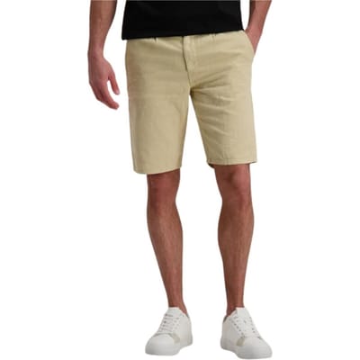 Cars Jeans - Chino Short - Heren - M - Kiezel - Linnen - Horan