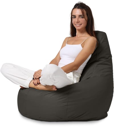 Xoft Living - Teardrop Zitzak - Zwart - Waterafstotend