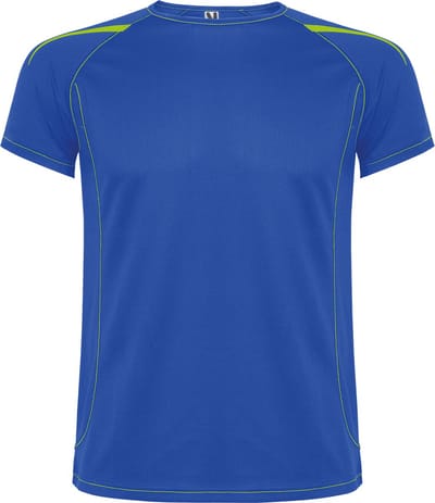Sportshirt unisex Sepang merk Roly maat S Kobaltblauw