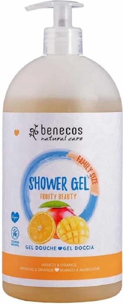 Benecos natural beauty Natural showergel family size fruity beauty 950 Milliliter