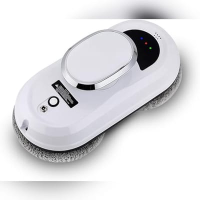 Raamreinigingsrobot met Intelligente Navigatie – Automatische Raamrobot met Randherkenning, Valbeveiligingssysteem | Wit
