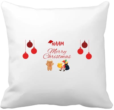Akyol - kerst merry christmas met eigen naam Kussen hoes - Kerstmis - kerst beker - winter - kerst - christmas - kerst cadeau - 40 bij 40 cm