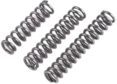 Drukveer - Krachtige veer - Reparaties Doe-het-zelf - Keert terug naar lengte - 80 mm - Zilver