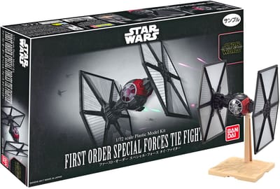 Revell Modelbouwpakket Ruimtevaart - Bandai 01217 - Star Wars First Order Special Forces Tie Fighter Plastic - 1:72 - Modelbouw