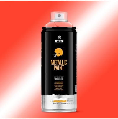 MTN metallic rode spuitverf - RAL 3032 - 400ml spuitbus voor diverse klus doeleinden, bruikbaar op hout, plastic en metaal