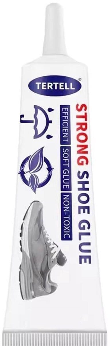 TLVX Tube Schoen Lijm 50ML / Zool en Rand Verlijmen / Sneaker lijm / Lijm voor Schoenen / Shoe Glue / Schoen Lijmen / Stof / Katoen / Vinyl / Leer / Kunstleer / Laars / Instappers / Slippers / Boots / Loafer / Pumps / Sandalen / Hakken / Droogt Snel!