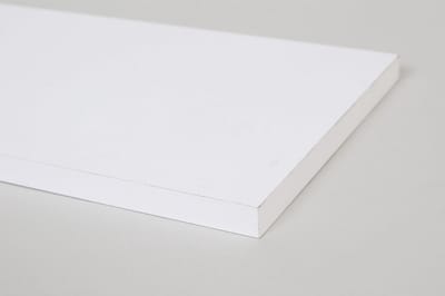 Bodem plank wit 56,7 x 28,3 cm voor keukenkast – 19mm dik met ABS randafwerking