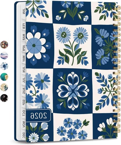 2026 Planner - Week Maand Kalender - Doelen Stellen - Esthetische Bloem Reeks - A5 Formaat - G-Petal