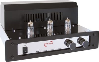Dynavox TPR-1 Bedraad Zwart, Chroom audio versterker
