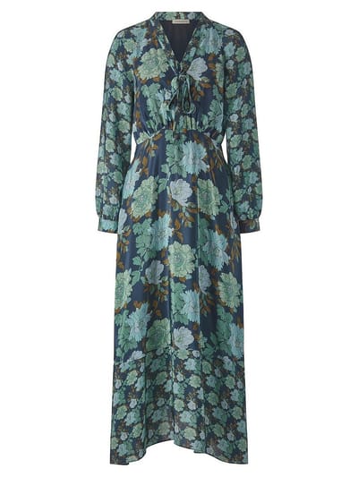 Jurk lange raglanmouwen Van Uta Raasch blauw