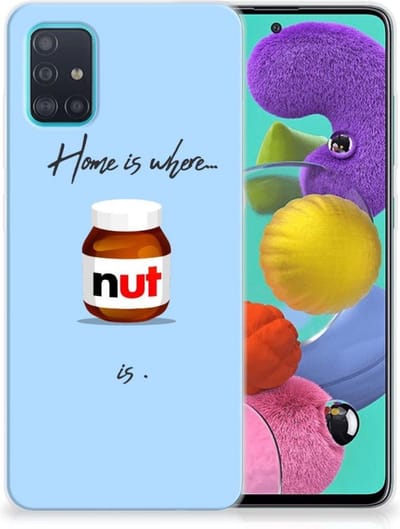 Samsung Galaxy A51 Siliconen Case Nut Home