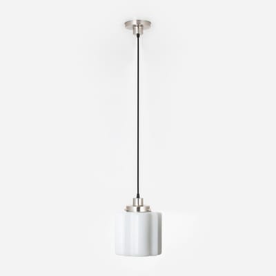Hanglamp aan snoer Kramer 20's Matnikkel - Art Deco Trade