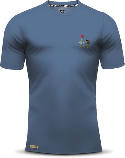 FC Kluif Cornervlag t-shirt - maat S / Small - Voetbal lifestyle t-shirt - Katoen - Lichtblauw