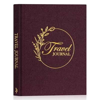 Reisfotodagboek - Reislogboek - Herinneringen Vastleggen - Met Prompts - 110 Pagina's - Paars