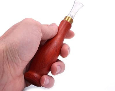 Dailygoods- Randcreaser Roestvrij Staal - Lederen Edger - Ondiepe Slot Edging Apparaat - Trimmer Groef - DIY Krimpgereedschap - Houten Handvat - Lederen Gereedschap