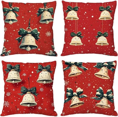 Kussenhoezen Set - Decoratieve Hoezen - Interieur Decoratie - Dubbelzijdig Bedrukt - 4 Stuks 70x70 cm - Meerdere Kleuren