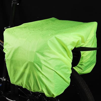Dailygoods- Bagagedragertas Lichtgewicht - Waterdichte Hoes - Stofdichte Bescherming - Opvouwbaar - Geschikt voor Achterdrager - Hoogwaardige Polyester - Fietstas