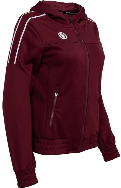 Indian Maharadja Jaipur Performance Hooded Jacket Dames - Bordeaux | Maat: M