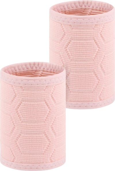 U Fit One Pols Compressie Sleeve - 2 Stuks - Polsbandage - RSI - Ondersteuning & Versteviging - Roze