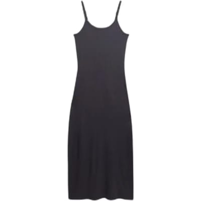 Superdry Maxi Jersey Cami Lange Jurk Zonder Mouwen Grijs L Vrouw