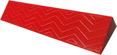 Oprijplaten Rolstoel - Drempelhulp Antislip - Toegankelijkheid Verbeteren - Vaste Drempel Ontwerp - 7 cm Hoog - Rood