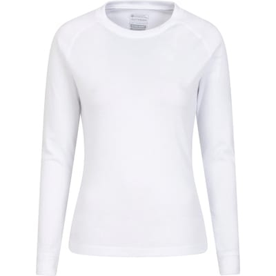 Mountain Warehouse Dames/Dames Talus Top met lange mouwen (Wit)