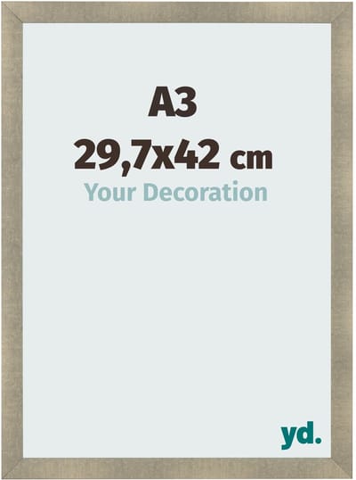 Your Decoration - Fotolijst A3 29,7x42 cm - MDF - Goud Antiek - Pisa