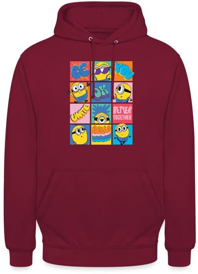 Minions Be You Positief En Lief Ontwerp Hoodie Unisex