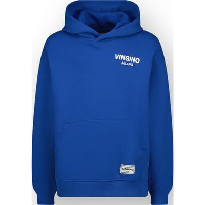 Vingino Boys Basic-hoody Sweater Seascape Blue Size: 10 | Sportswear Outlet | Unisex | Blauw