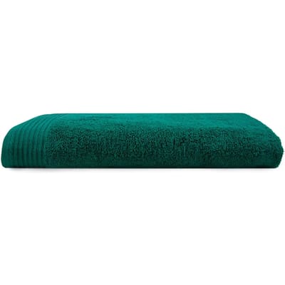 The One Towelling Classic Strandlaken - 100 x 180 cm - Strand handdoek - Hoge vochtopname - 100% Gekamd katoen - Emeraldgroen