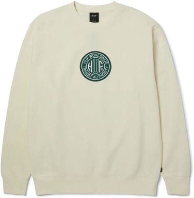 HUF Transit Authority Crewneck Casual sweater heren Beige M