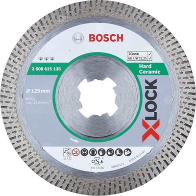 Bosch Accessories 2608615134 Bosch X-LOCK-diamantdoorslijpschijven Best for Hard Ceramic 115 mm Diameter 115 mm 1 stuk(