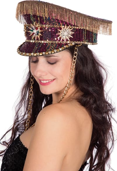 Pet Burning Man Pink Flower (met ketting/franje)