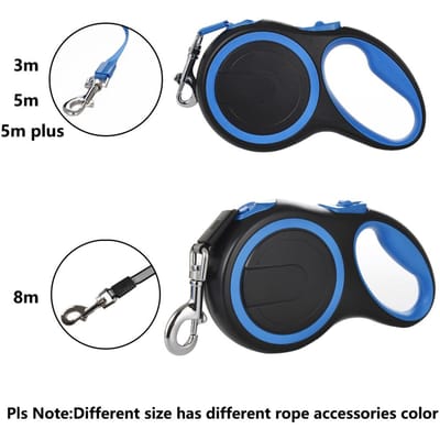 3M 5M 8M 50Kg Hondentuig Intrekbaar Roulette Halsband Voor Kleine Grote Hond Accessoires Verstelbaar Duurzaam Wandelen Hiking Bulldog Touw Decor 3m - 15 kg
