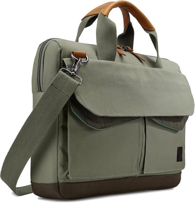 Stijlvolle Laptoptas 15,6 inch - Attache voor Werk en School - Blauw Petrolgroen