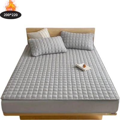 Nivard Waterdicht Hoeslaken - Beddengoed - Fitted Sheet - Bed - Donkergrijs 200x220