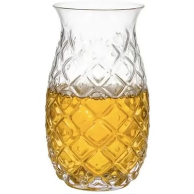 1 stuks 480 ml Ananasvormige Cocktailglazen Wijnglas Beker voor Huisbar Feest Transparant Sapglas Restaurant Drinkgerei Gereedschap 480ml white