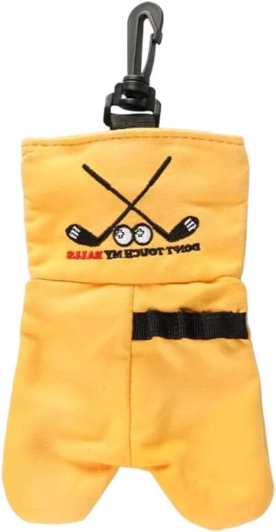 Grappige golfgeschenken voor golfliefhebbers, opbergzakje voor golfballen, gepersonaliseerde heuptas met haak en lus, ideaal voor vader en echtgenoot