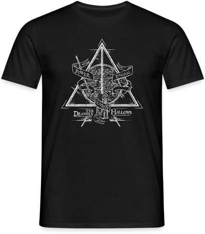 Harry Potter Deathly Hallows T-Shirt Heren