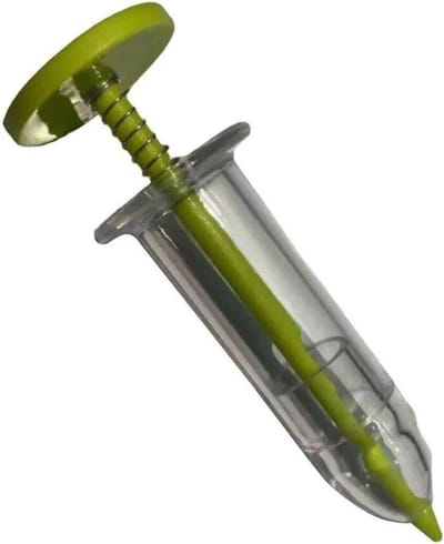 Mini Zaad Dispenser - Handzaaier Planter - Kleine Zaden Planten - Gelijkmatige Verdeling - 10 cm Lengte - Groen
