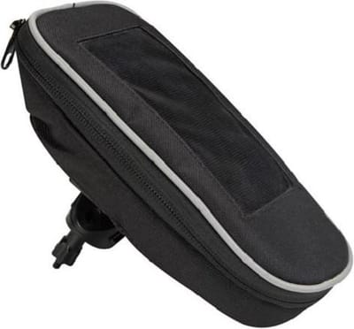Perel Stuurtas Met Smartphonehouder 8,5 X 13 Cm Polyester Zwart