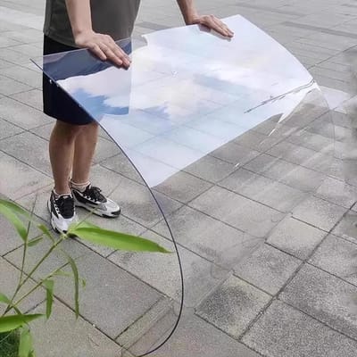 Transparante Dakplaat - Polycarbonaat Plaat - Tuin Beschermen - Hoge Lichtdoorlaatbaarheid - 1 mm dik - Transparant