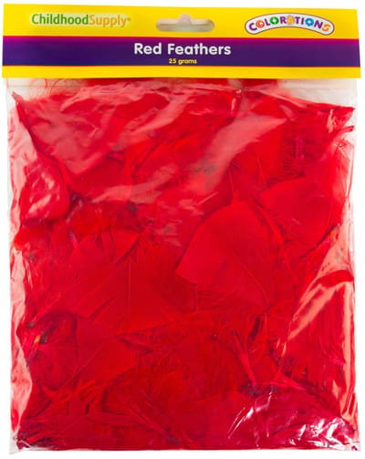 Colorations - Red Feathers 25 grams
